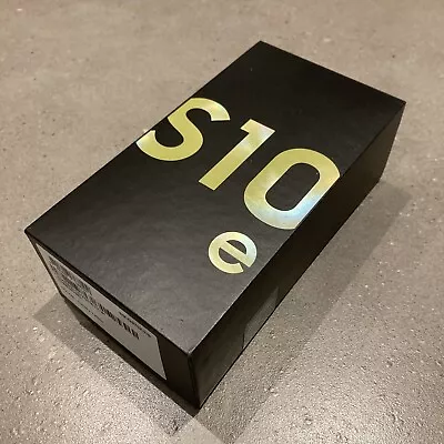 Samsung Galaxy S10e Empty Retail Box Canary Yellow - Genuine - No Accessories • £2.99