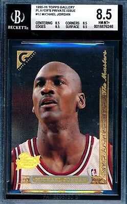 Michael Jordan 1995-96 Topps Gallery Player's Private Issue Bgs 8.5 Card #10! • $749.99