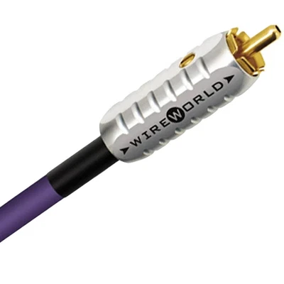 $90 • Buy Wireworld UVV Ultraviolet 8 Coaxial Digital Audio Cable RCA Plugs 3 Meters