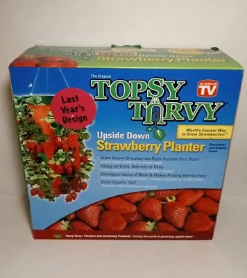 Topsy Turvy Upside Down Strawberry Planter Vertical New - Free Shipping  • $19.95