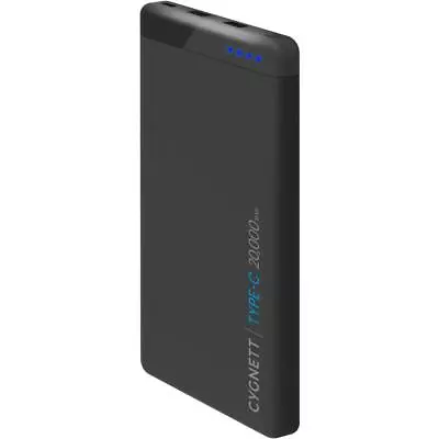 Cygnett ChargeUp Pro 45W 20K PD Fast Charge Laptop Portable Power Bank (Black) • $199