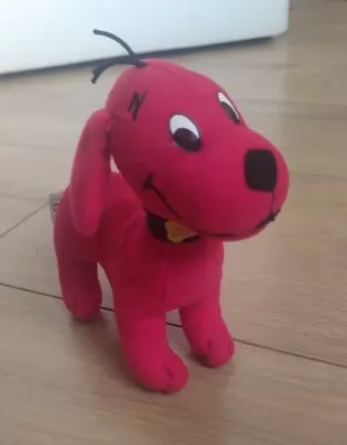 2003 McDonalds Scholastic Clifford The Big Red Dog Stand - Plush Soft Toy Figure • £4.99