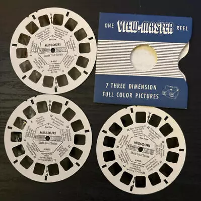 Missouri * State Tour Series * Lot Of 3 Viewmaster Reels • $5.95