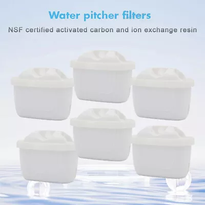 6 Pack For BRITA Maxtra+Plus Water Filter Jug Replacement Cartridges Refills Hot • $27.88