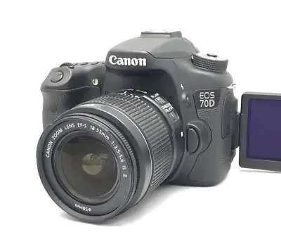 Canon EOS 70D Lens Set Connects To Your Smartphone Introductory Model • $1137.15