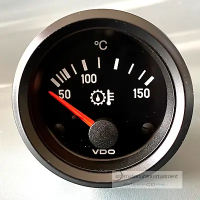 VDO OIL TEMPERATURE INDICATOR 50 - 150° ADDITION INSTRUMENT OIL GAUGE 12V 52mm • $56.59