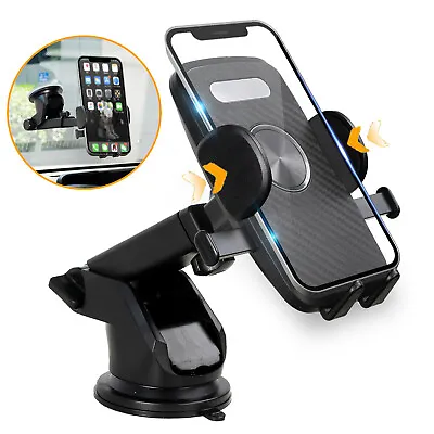 360 In Car Mobile Phone Holder Dashboard Windscreen Suction Universal Mount UK • £6.99