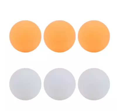 $6.31 • Buy Table Tennis Balls - Yellow & White, Pack Of 6