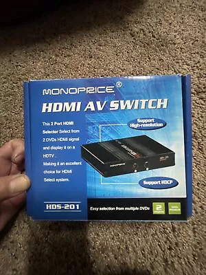 HDMI 2 Port Switch Monoprice High Resolution • $9.99