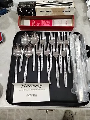 Vintage 1967 Oneida Stainless Tableware Silverware Flatware Set • $10