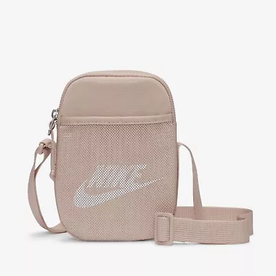 Nike BA5871-601 Unisex Heritage Small Items Bag Pink • $42.77