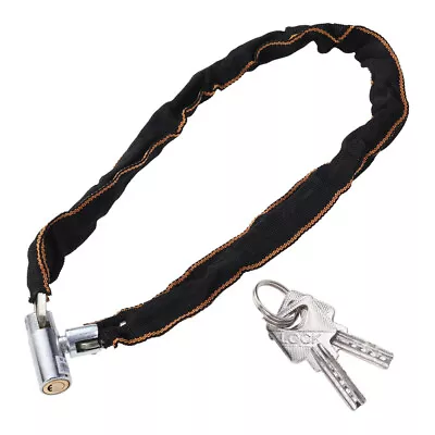 7mm Heavy Duty Strong Motorcycle Motorbike Bike Security Chain And Padlock Lock • $12.98