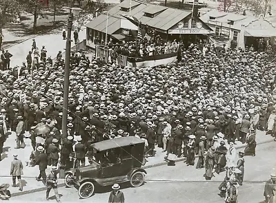 Rare! Ww1 Us Marine Corps Recruiting Rally In Boston Mass. Aug. 3 1918 Photo • $105