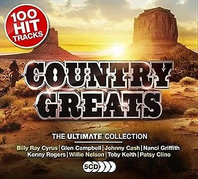 Various Artists : Ultimate Country Greats CD Box Set 5 Discs (2017) Great Value • £3.48