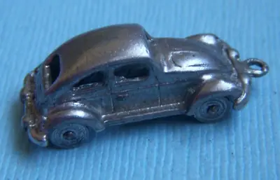 Vintage Movable VW Beetle Automobile Car Sterling Charm • $24.99