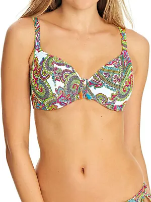 Freya New Wave Sexy Plunge Bikini Top 4041 Underwired Non Padded - Multi • £7.95