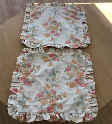 Laura Ashley Throw Bedspread Vintage + Two Cushion Covers 1980’s Cottagecore  • £33.83