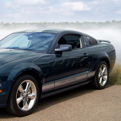 $27.99 • Buy For Ford Mustang 1/4 Quarter Carbon Style Side Window Louvers Scoop Cover Vent