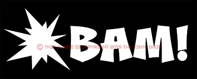BAM Funny Hot Rod Street Rod Gasser BatmanStreet Outlaw NHRA Decal Sticker • $3.99