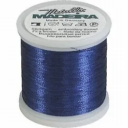 Madeira Metallic Thread 200m 338 Cobalt • £2.80