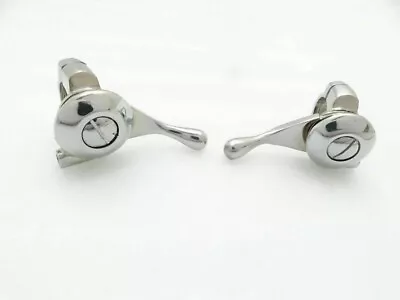 Universal Vintage Motorcycle Chromed Choke Lever Set (LH&RH) 1  Handlebar • $49.99