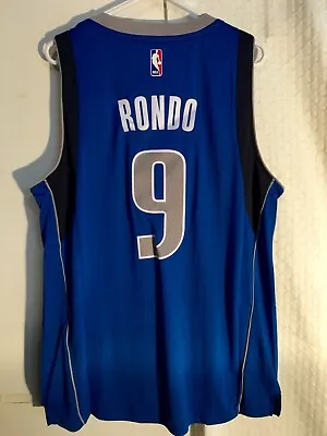 Adidas Swingman NBA Jersey Dallas Mavericks Rajan Rondo Blue Sz 2XL • $29.99