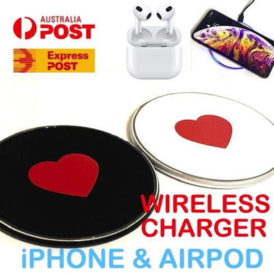 $22.90 • Buy WIRELESS PHONE CHARGER AIRPODS For Apple X 12 13 Samsung Gen3 PRO Cordless FAST