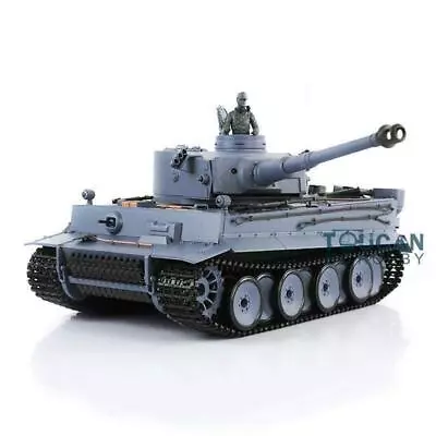 US Stock 2.4Ghz 1/16 Scale 7.0 Henglong Plastic German Tiger I RTR RC Tank 3818 • $120.99