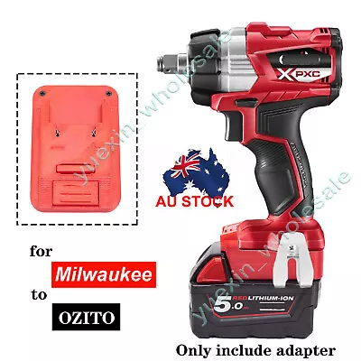 $38.99 • Buy Battery Adapter For Milwaukee 18V Convert To For OZITO 18V Series Power Tools