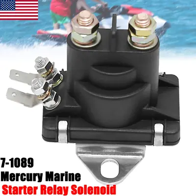 For Mercury Marine Starter Solenoid Relay Switch 89-818864T 89-846070 4-Terminal • $9.97