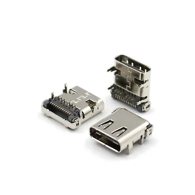 $2.95 • Buy 10Pcs USB 3.1 Type C 24Pin Female Socket 4Legs PCB Mount Solder Connector