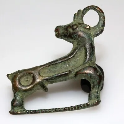 £0.99 • Buy Ancient Roman Bronze Zoomorphic Fibula Brooch-deer Shape-ca 300 A.D