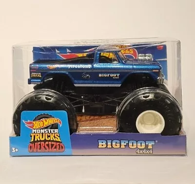 Hot Wheels Monster Trucks Oversized Bigfoot 1:24 Scale • £15.47