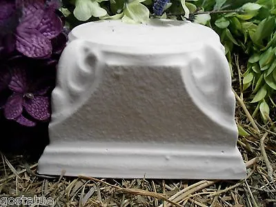 Riser Pedestal Mold Concrete Plaster Short Birdbath Stand Mould 5.5  X 3.5  H • $39.95