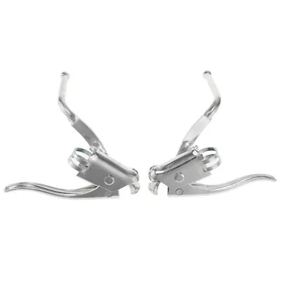 1 Pair Road Bike Brake Dual Levers 22.2mm Handbrakes Aluminum Alloy Brake Lever • $11.99