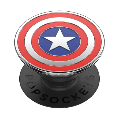 $36.95 • Buy PopSockets PopGrip Phone Grip Stand Mount Holder Swap - Enamel Captain America
