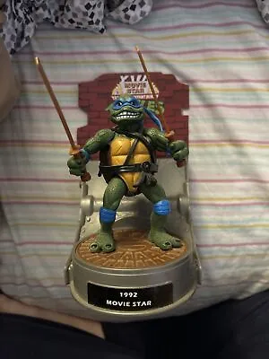 History Of Teenage Mutant Ninja Turtles 1992 Movie Star Leonardo • $20