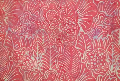 $6 • Buy Batik Cotton Quilting Craft Fabric Fat Quarters Meters Pink Stencils