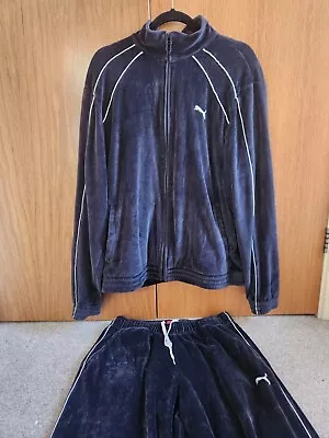 Puma Tracksuit Velour Mens • £29