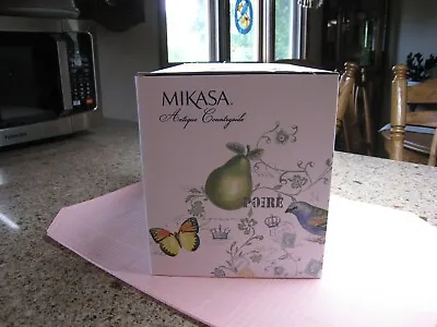 Mikasa Antique Countryside Pear Line Figural Teapot -NIB - Beautiful! • $49.99