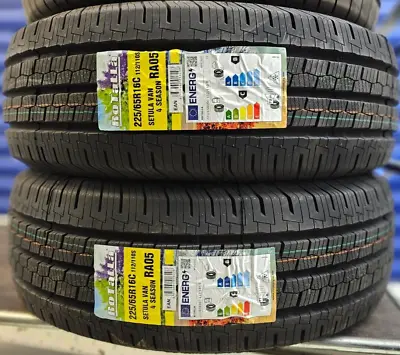 2x New Rotalla 225/65 R16c 112/110s Van Tyres 225 65 16 All Season 8 Ply M&s C+b • $271.28