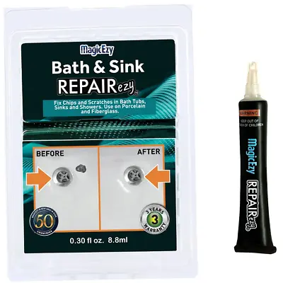 Bath & Sink Repairezy (White) - Tub Repair Kit - Porcelain Acrylic Tub Enamel  • $57.90