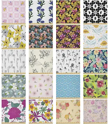 Ambesonne Botanical Design Microfiber Fabric By The Yard For Arts And Crafts • $65.99