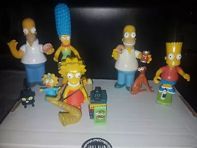 Playmates Toys The Simpsons 2000 Fox Figures And Accessories Bundle • £32.99