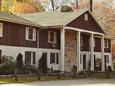 Vintage Postcard MOUNT PLEASANT PA 1990 Laurelville Mennonite Church To OH • $3.50