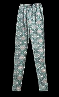 RUE 21 Womens Size Small Pull On Tribal Print Skinny Leggings Pants 27.5  Inseam • $12.79