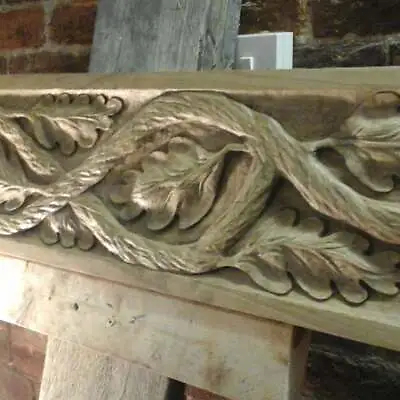 £245 • Buy Oak Carved Panel, Oak Bargeboard, Carved Oak Beams And Oak Timber Framed Build.