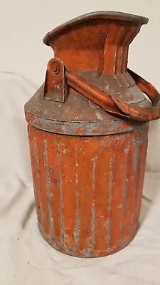 Vintage Ellisco Oil Gas Water Can 5 Gal Gas Service Station Garage C1920's • $135