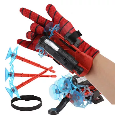 Disney Marvel Spiderman Launcher Spider Web Launcher Glove Toy Children Gift • £9.59