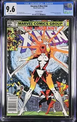 X-MEN #164 CGC 9.6 Newsstand Carol Danvers Becomes Binary White Pages • $5.50